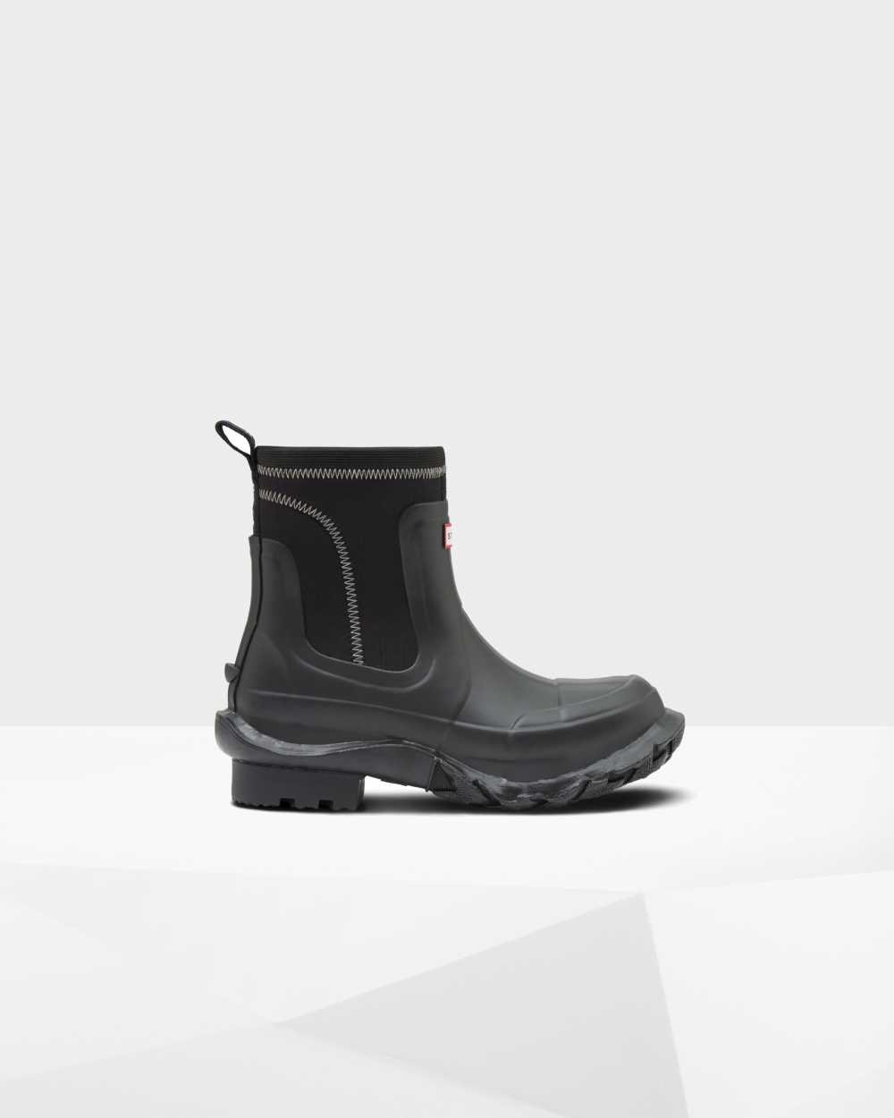 Mens Hunter Stella McCartney x Chelsea Boots Black | DNLHES-865